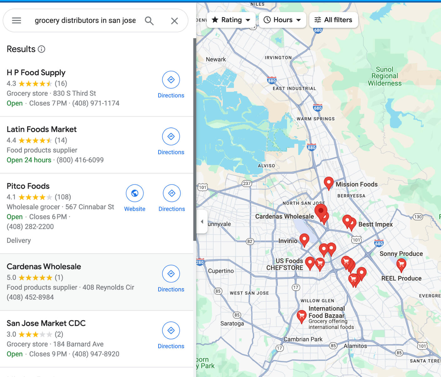 Google sourcing